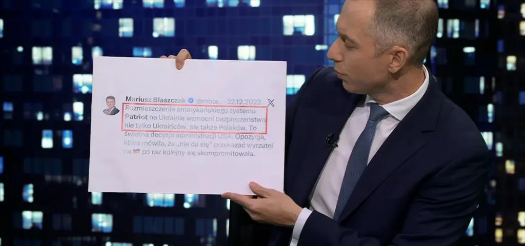 Tomczyk przypomniał wpis Błaszczaka. "Hipokryzja to mało powiedziane"