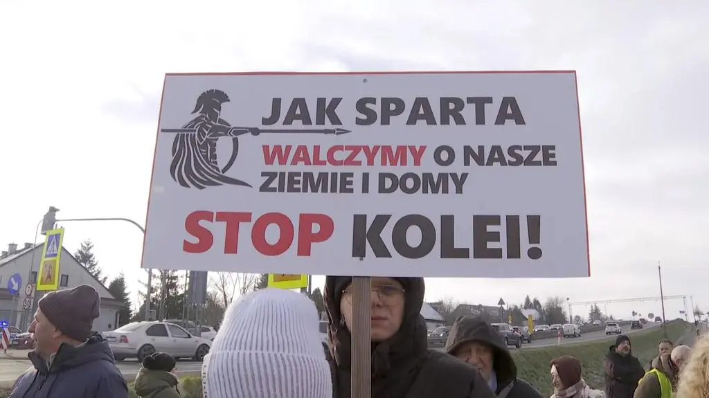 Protest mieszkańców gminy Mogilany
