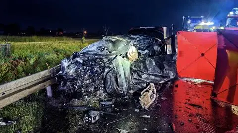 Kierowca bmw zginął na miejscu