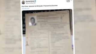 Dorota Kania udostępniła na platformie X dane osobowe prokurator Ewy Wrzosek