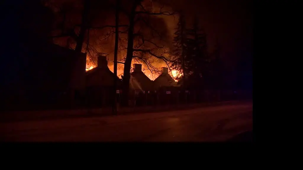 Pożar hali we Wrocławiu