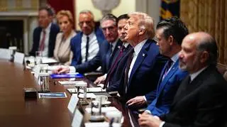 Posiedzenie gabinetu Donalda Trumpa