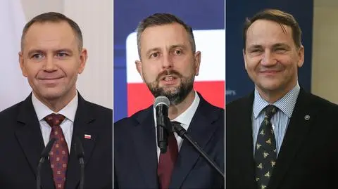 Karol Nawrocki, Władysław Kosiniak-Kamysz, Radosław Sikorski 