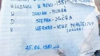 A small letter from 1981