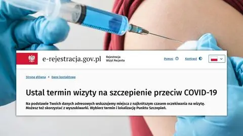 Rejestracja na szczepienie przeciwko COVID-19