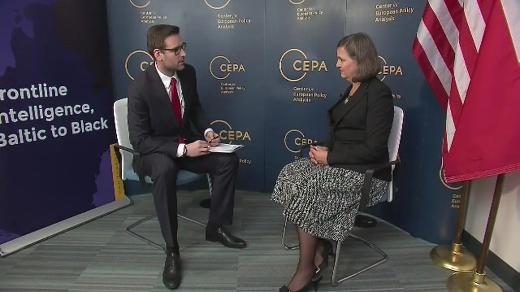 Victoria Nuland w specjalnym wywiadzie dla TVN24 Biznes i Świat