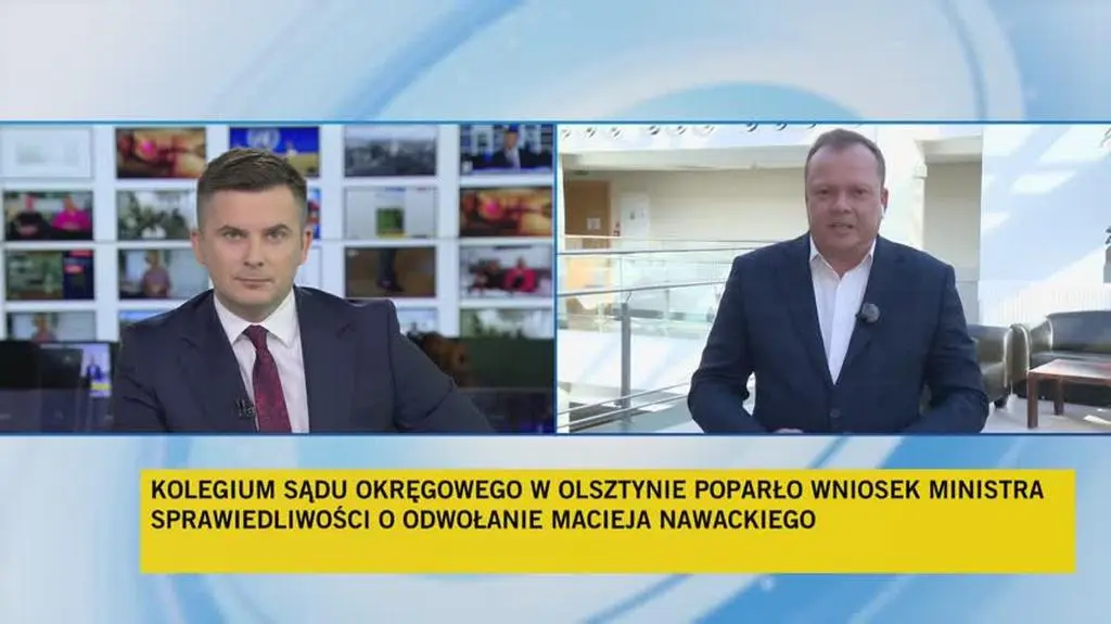 Maciej Nawacki został odwołany z funkcji prezesa Sądu Rejonowego w Olsztynie