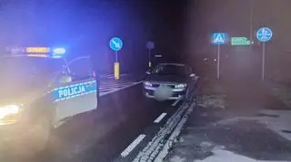 Zatrzymanie w pobliżu Sejn. Za kierownicą renault siedział 30-letni obywatel Kazachstanu