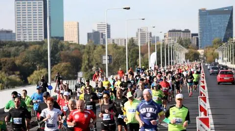 Ponad osiem tysięcy osób pobiegło w tym roku w Maratonie Warszawskim