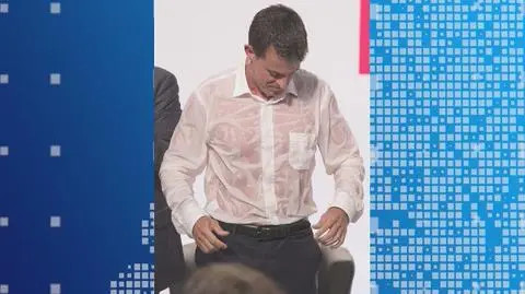 Manuel Valls podczas przemówienia