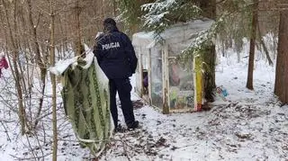 The woman has been living in the forest for over a decade