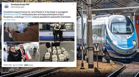 Poles divided over John Paul II's favorite cake offered to train passengers