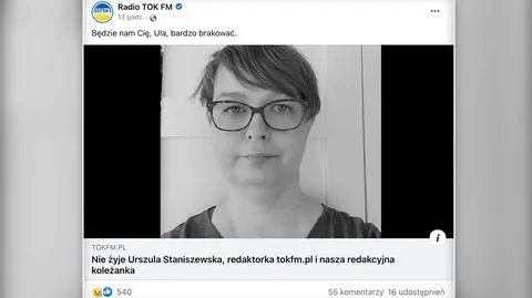 Nie żyje Urszula Staniszewska, dziennikarka TOK FM