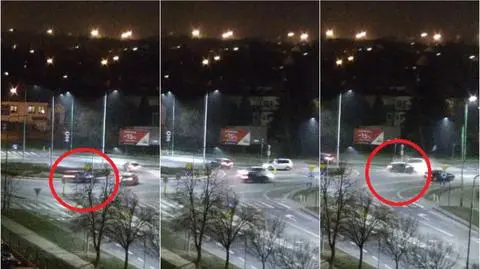 Przeciął rondo, doprowadził do kolizji
