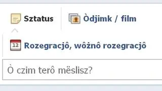 Facebook po kaszubsku