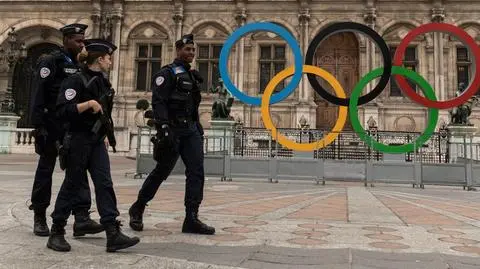 Policja w siedzibie komitetu organizacyjnego igrzysk olimpijskich w Paryżu