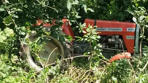 Życia kierowcy ciągnika nie udało się uratować