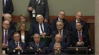 Maciej Berek w Sejmie, 12 grudnia 2023 r. 