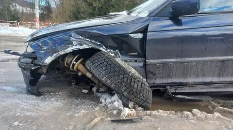 BMW miało "bardzo wyraźne ślady kolizji"