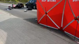 Motocyklista nie żyje