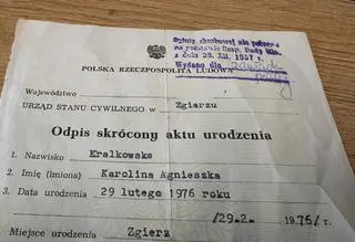 Pani Karolina urodziła się 29 lutego