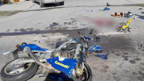 Ta sama miejscowość, dwa wypadki jednego dnia. Nie żyje dwóch motocyklistów