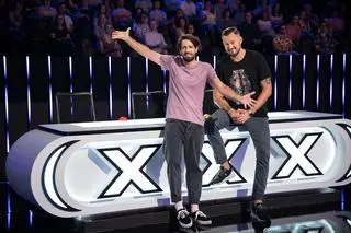 Michał Kempa i Marcin Prokop w "Mam talent!"