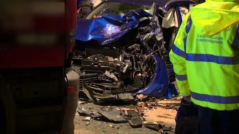 Wypadek z udziałem ciężarówki w centrum Szczecina, zginął kierowca 