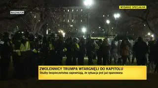 Protestujący, który wdarł się do Kapitolu: usłyszą nasz głos teraz, nie przestaniemy