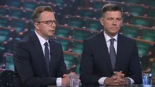 Dariusz Joński i Ryszard Petru w "Faktach po Faktach"