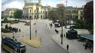 Okolice dworca dawniej