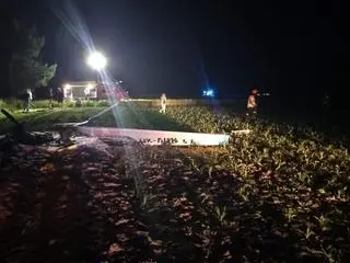 Państwowa Komisja Badania Wypadków Lotniczych bada przyczyny wypadku