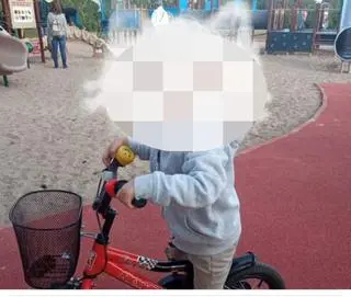 Dziecko odzyskało swój rowerek