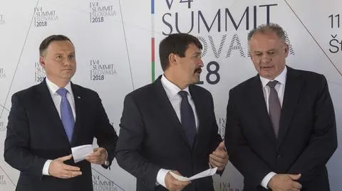 Duda na spotkaniu prezydentów państw Grupy Wyszehradzkiej