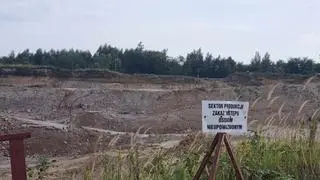 Ziemia zapadła się przy kopalni Dziewiątle w Świętokrzyskiem