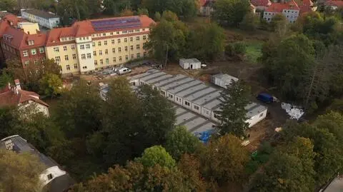 Szpital modułowy na 65 łóżek powstał przy szpitalu w Bolesławcu