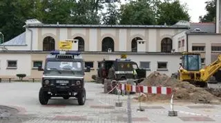 Na miejsce wezwano saperów