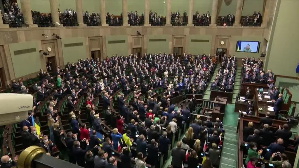 Całe przemówienie prezydenta Ukrainy Wołodymyra Zełenskiego