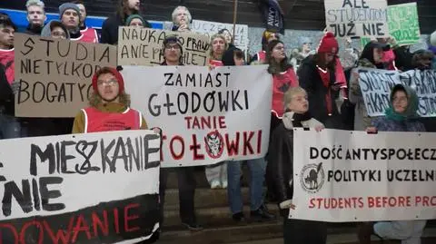 Koniec strajku studentów okupujących akademik