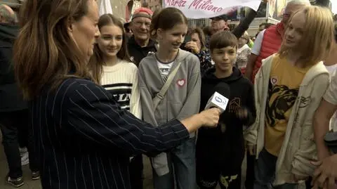 Nie mają praw wyborczych, ale pojawili się na marszu. "Jesteśmy tutaj po to, żeby walczyć o naszą przyszłość"