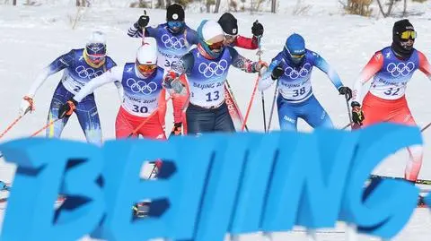 Niebezpiecznie na trasie, Polka zdumiona. "Baner spadł i złamał mi kijek"