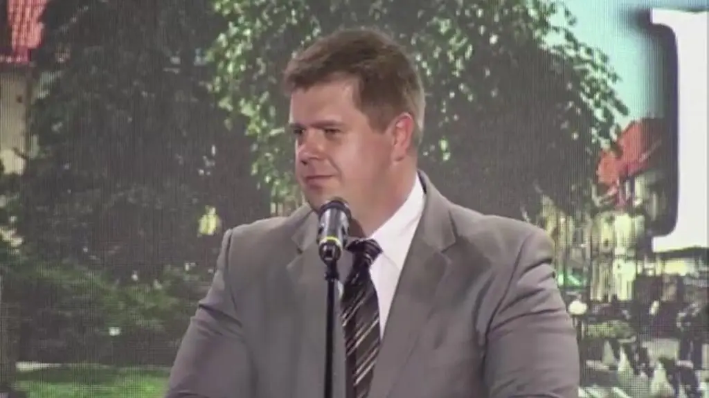 Wystąpienie Wojciecha Kałuży podczas konwencji