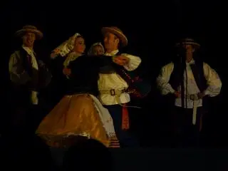 Przemysław Świercz w tańcu ludowym