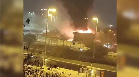 Gdańsk. Pożar stacji kontroli pojazdów