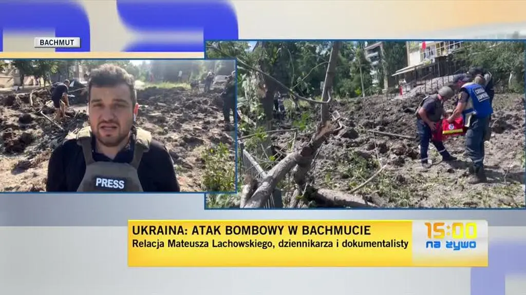 "Bombardowania, ostrzały, płonące domy"
