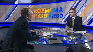 Rzecznik rządu Piotr Mueller w "Rozmowie Piaseckiego"