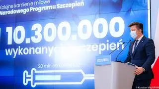 Konferencja Michała Dworczyka w KPRM