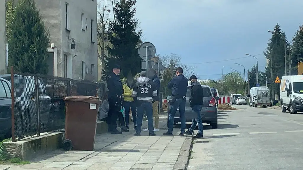 Na miejscu zdarzenia pracowali policyjni technicy