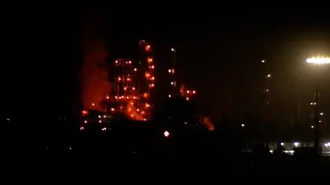 Pożar rafinerii ropy naftowej