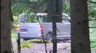 The masked men drove off in vehicles without licence plates
